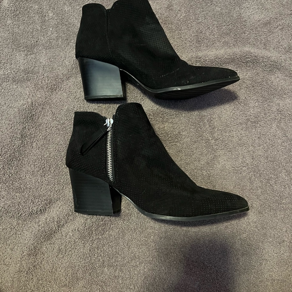Black Suede Ankle Boots